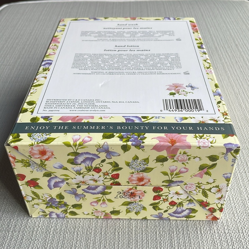 Crabtree & Evelyn summer hill gift set hand wash hand lotion - Picture 6 of 10